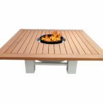 Heavy Square Firepit Table