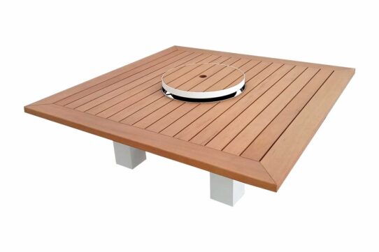 Heavy Square Firepit Table