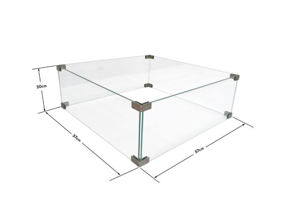 Firepit Protection Glass