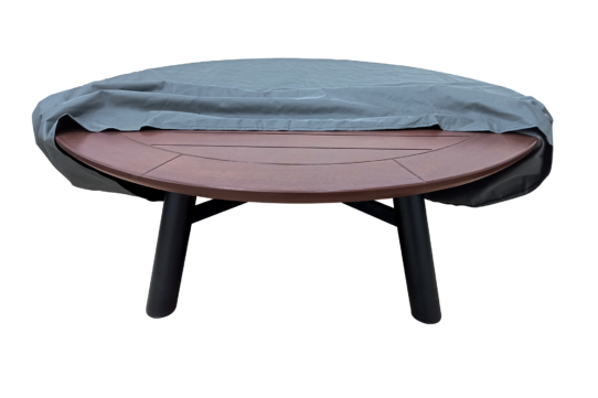 Light Round Firepit Table cover