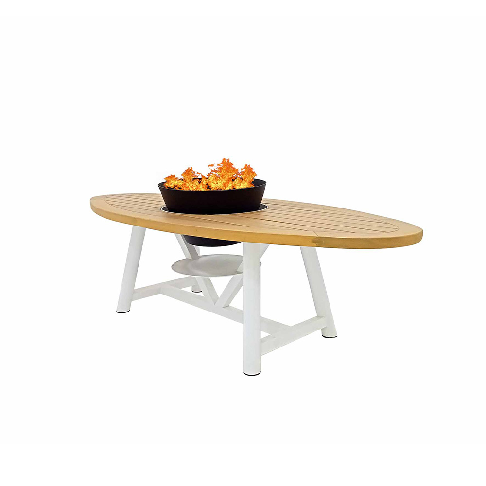 Oval Fire pit Table W 1 Oval Fire pit Table W 1