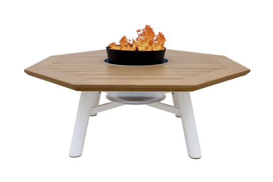 Small Octagon fire pit table W 1