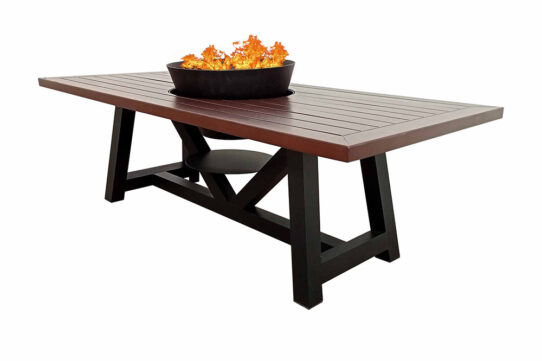 Small Rectangle Fire Pit Table DMB1